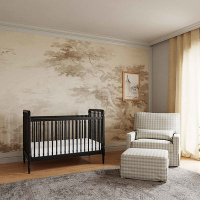 Namesake Liberty 3-in-1 Convertible Spindle Crib with Toddler Bed Conversion Kit