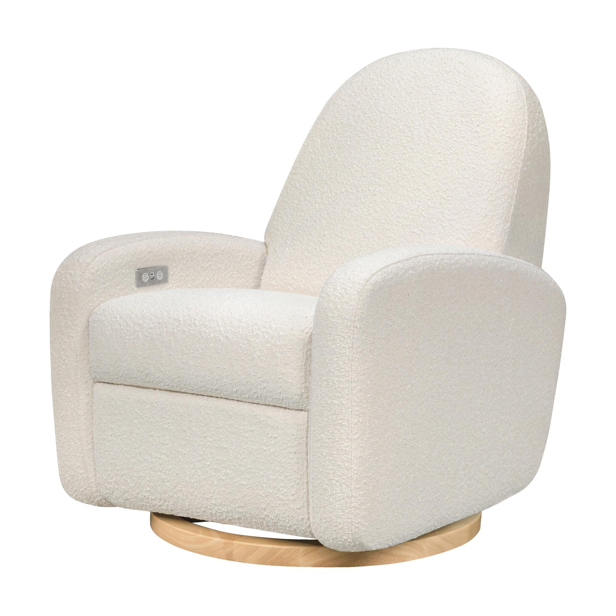Babyletto Nami Electronic Recliner and Swivel Glider Recliner with USB port