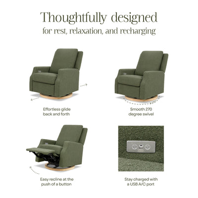 Namesake Crewe Electronic Recliner and Swivel Glider