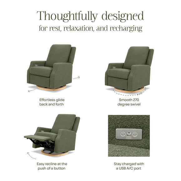 Namesake Crewe Electronic Recliner and Swivel Glider - Twinkle Twinkle Little One