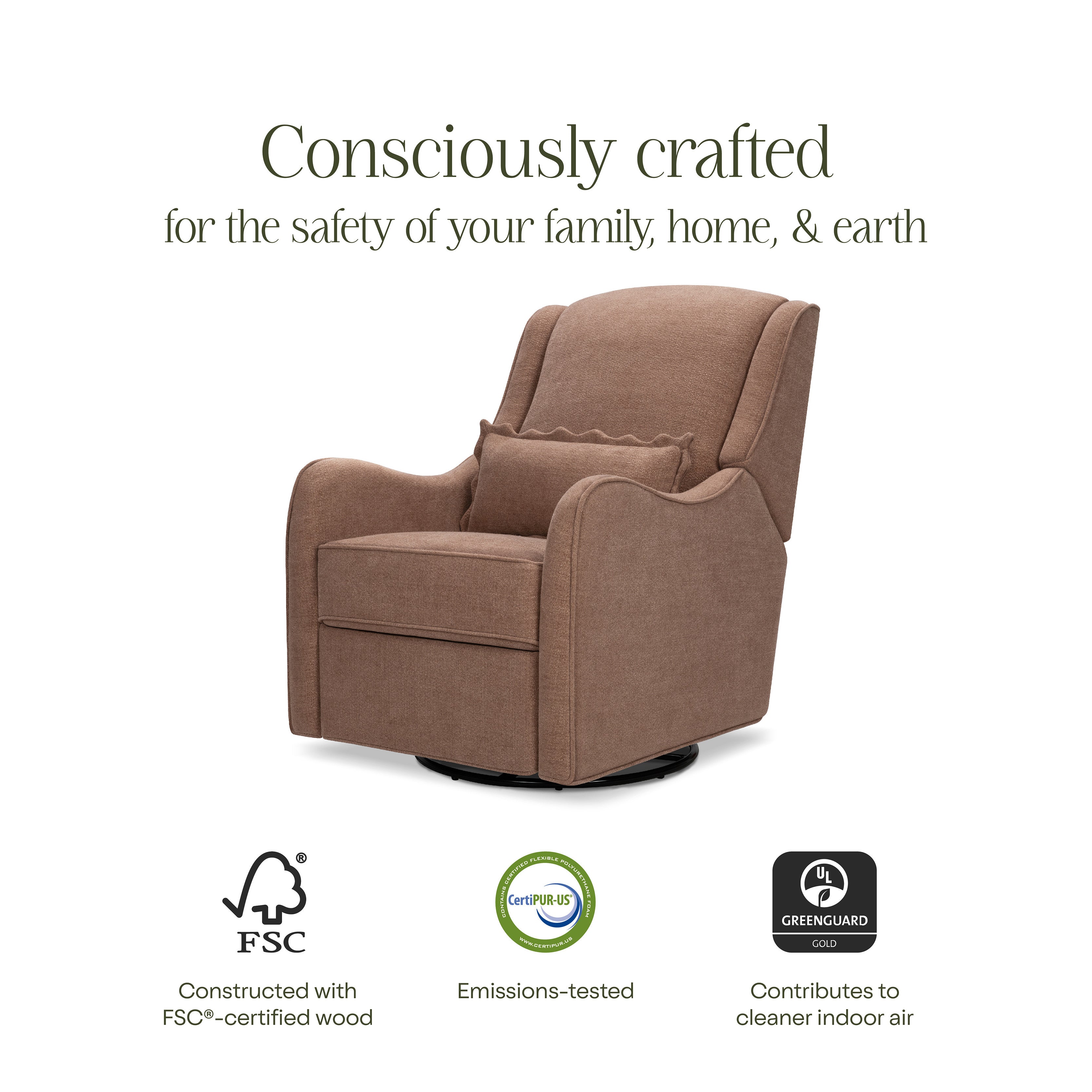 Namesake Devon Recliner and Swivel Glider