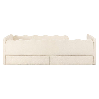 Babyletto Rizo Montessori-Inspired Twin Floor Bed with Guardrails