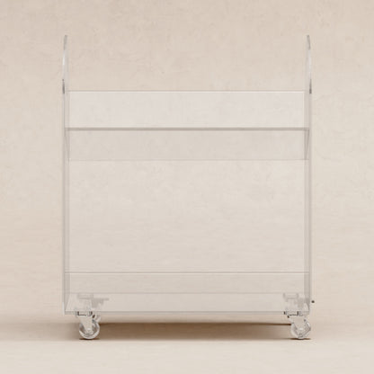 Babyletto Presto Acrylic Bookcase and Cart