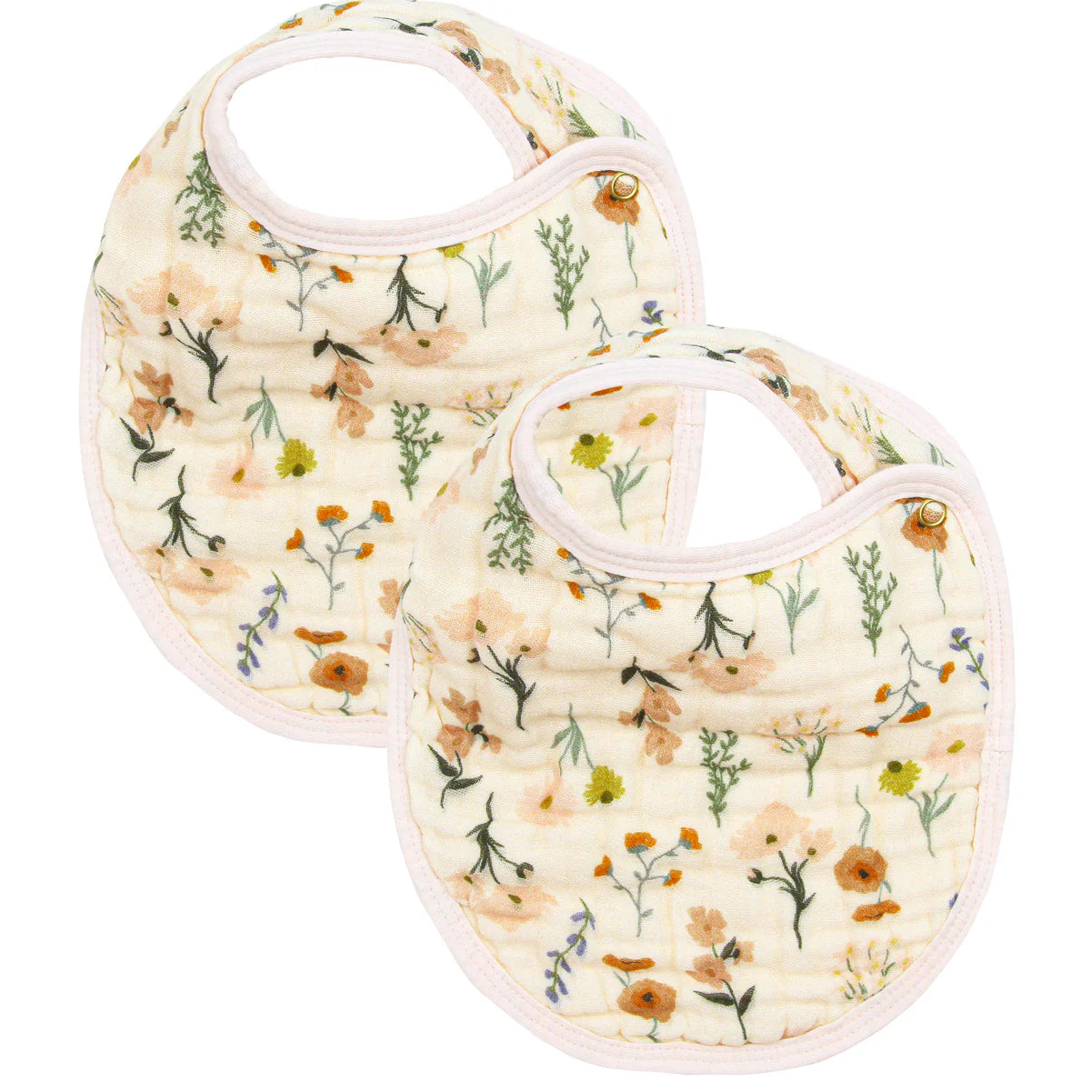 Lou Lou & Company Pattern Cloud Muslin Bib 2 Pack - Twinkle Twinkle Little One