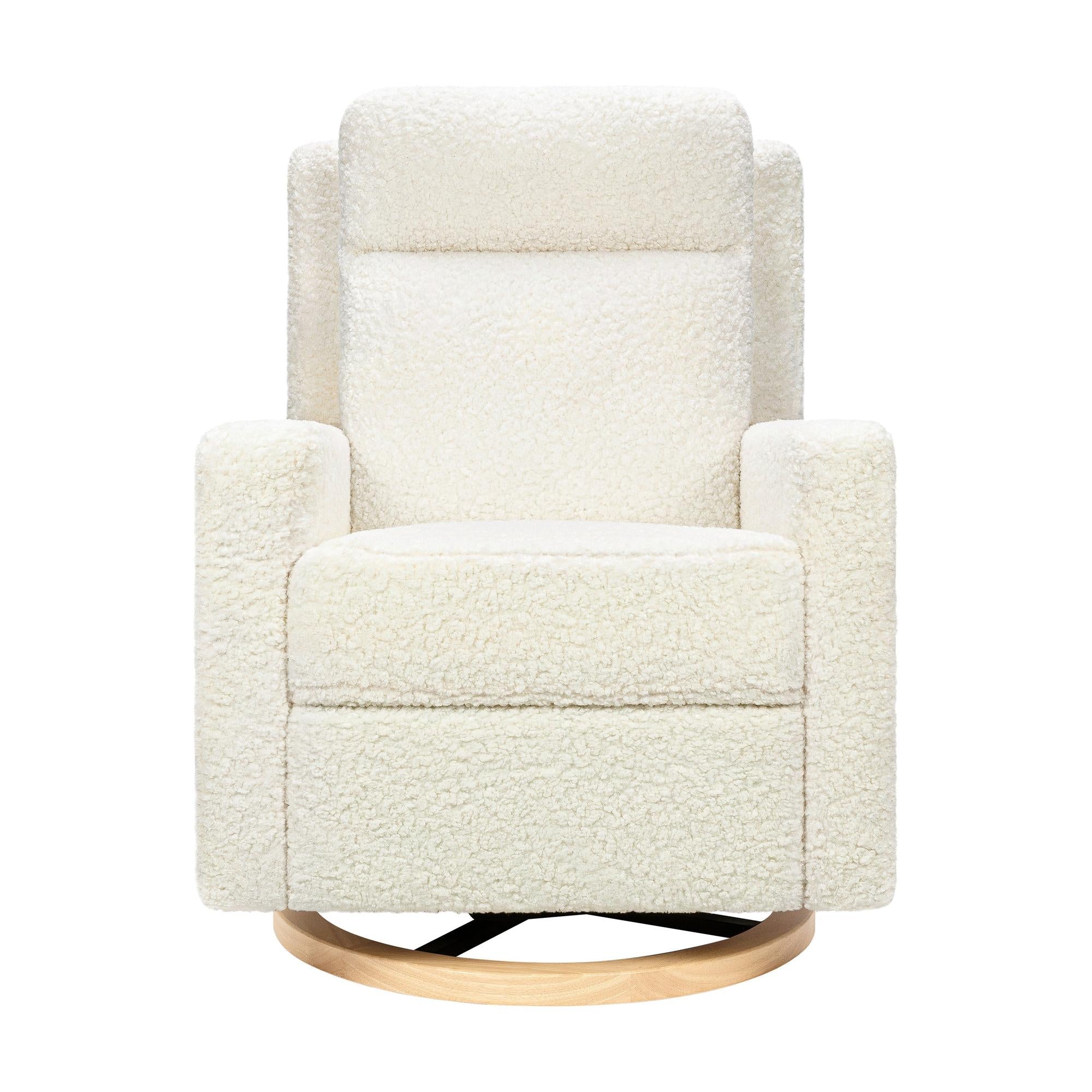 Babyletto Sigi Pro Power Recliner & Swivel Glider with Power Adjustable Headrest and Lumbar Support