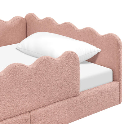 Babyletto Rizo Montessori-Inspired Twin Floor Bed with Guardrails