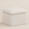 Babyletto Cali Storage Ottoman in Eco-Performance Fabric | Water Repellent & Stain Resistant - Twinkle Twinkle Little One