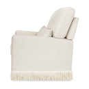Namesake Crawford Pillowback Comfort Swivel Glider | Boucle with Tassel Fringe-15