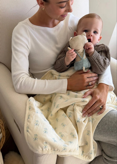 Lily of the Valley Cuddle Blanket