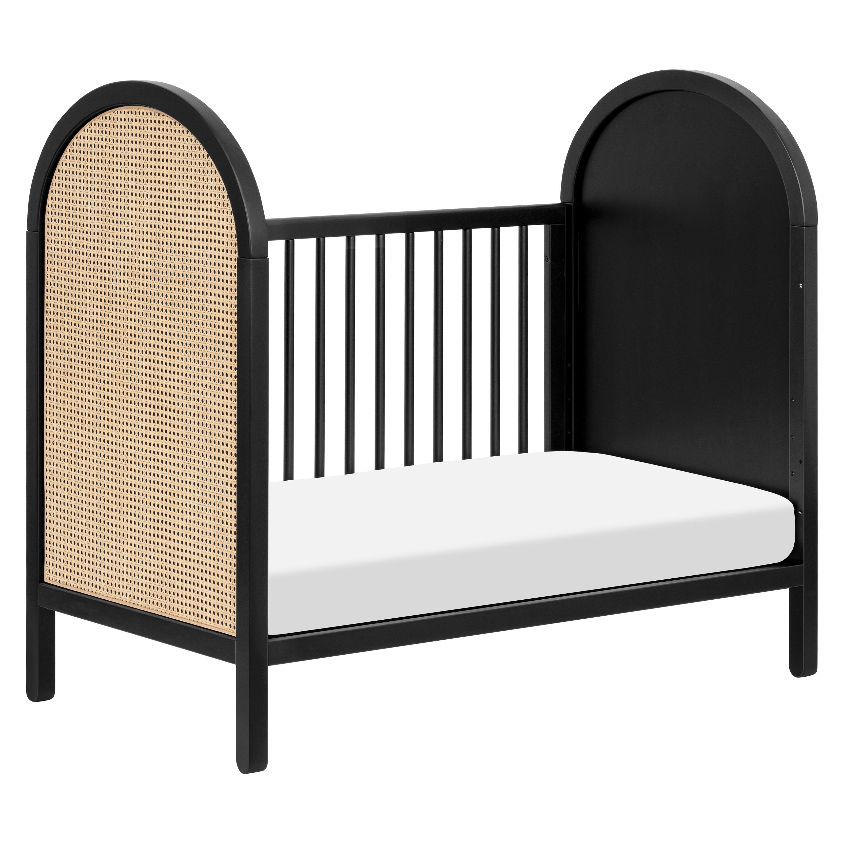 Babyletto Bondi Cane 3-in-1 Convertible Crib with Toddler Bed Conversion Kit - Twinkle Twinkle Little One