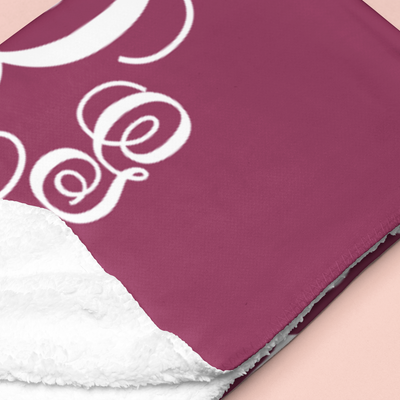 Sugar + Maple Sherpa-Lined Personalized Blanket | Monogram - Twinkle Twinkle Little One