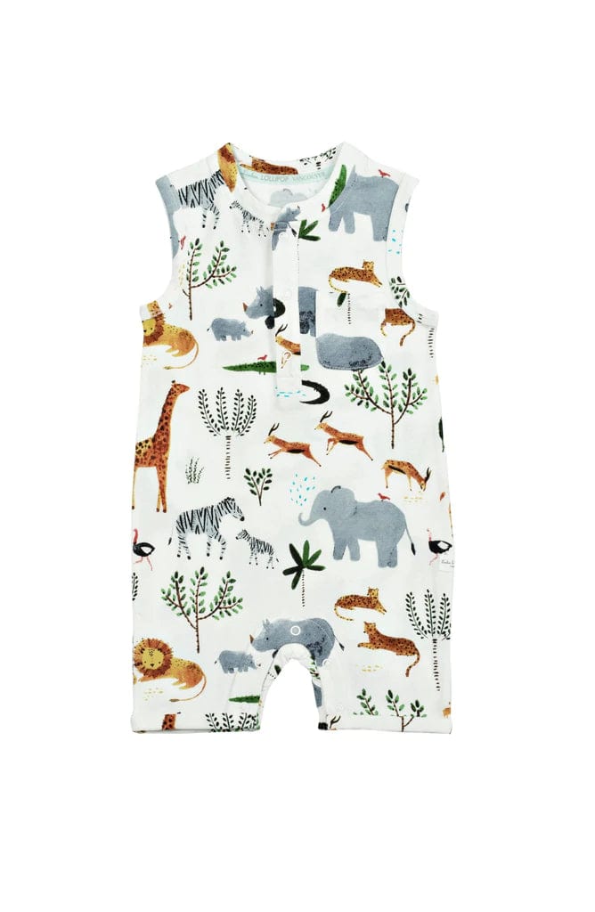 Short Romper - Safari Jungle - Twinkle Twinkle Little One