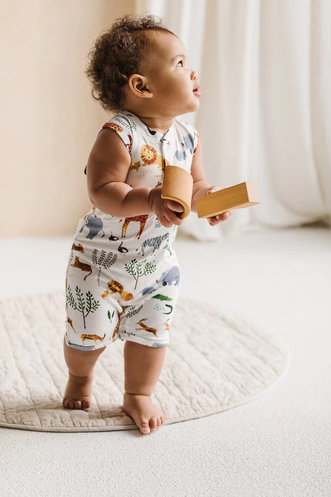 Short Romper - Safari Jungle - Twinkle Twinkle Little One