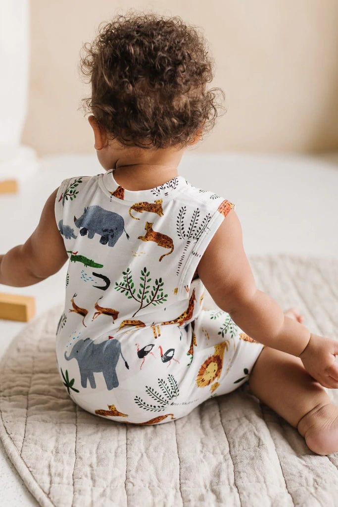 Short Romper - Safari Jungle - Twinkle Twinkle Little One