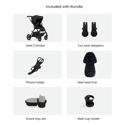 Silver Cross Reef 2 Stroller + Accessory Bundle - Twinkle Twinkle Little One