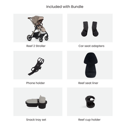 Silver Cross Reef 2 Stroller + Accessory Bundle - Twinkle Twinkle Little One