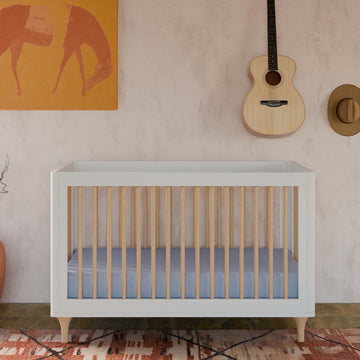 Babyletto Lolly 3-in-1 Convertible Crib with Toddler Bed Conversion Kit - Twinkle Twinkle Little One