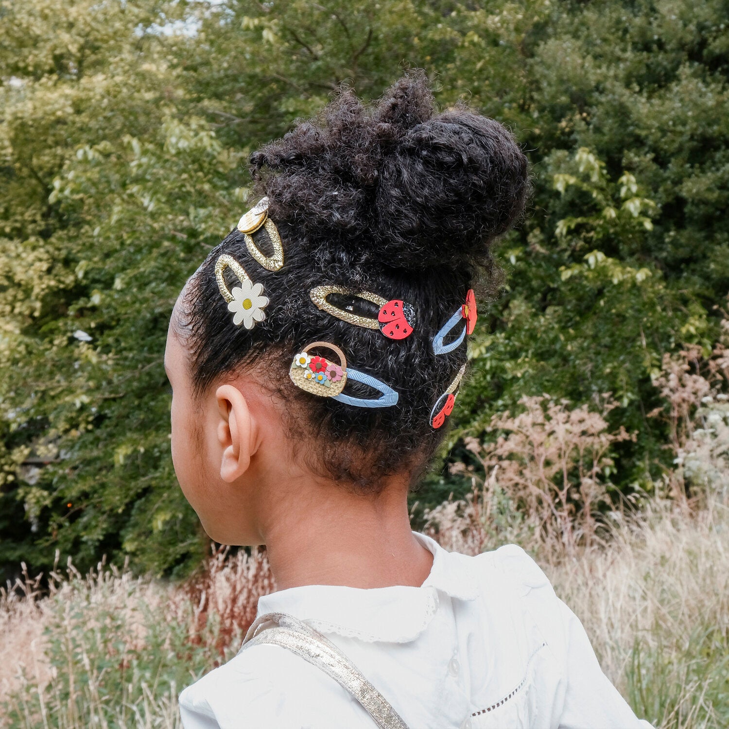 Spring Garden Hair Clips