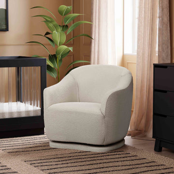 Babyletto Foy Glider in Boucle - Twinkle Twinkle Little One