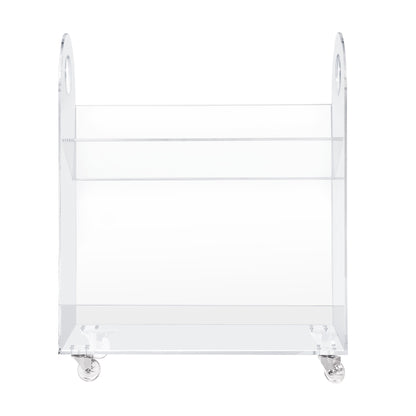 Babyletto Presto Acrylic Bookcase and Cart