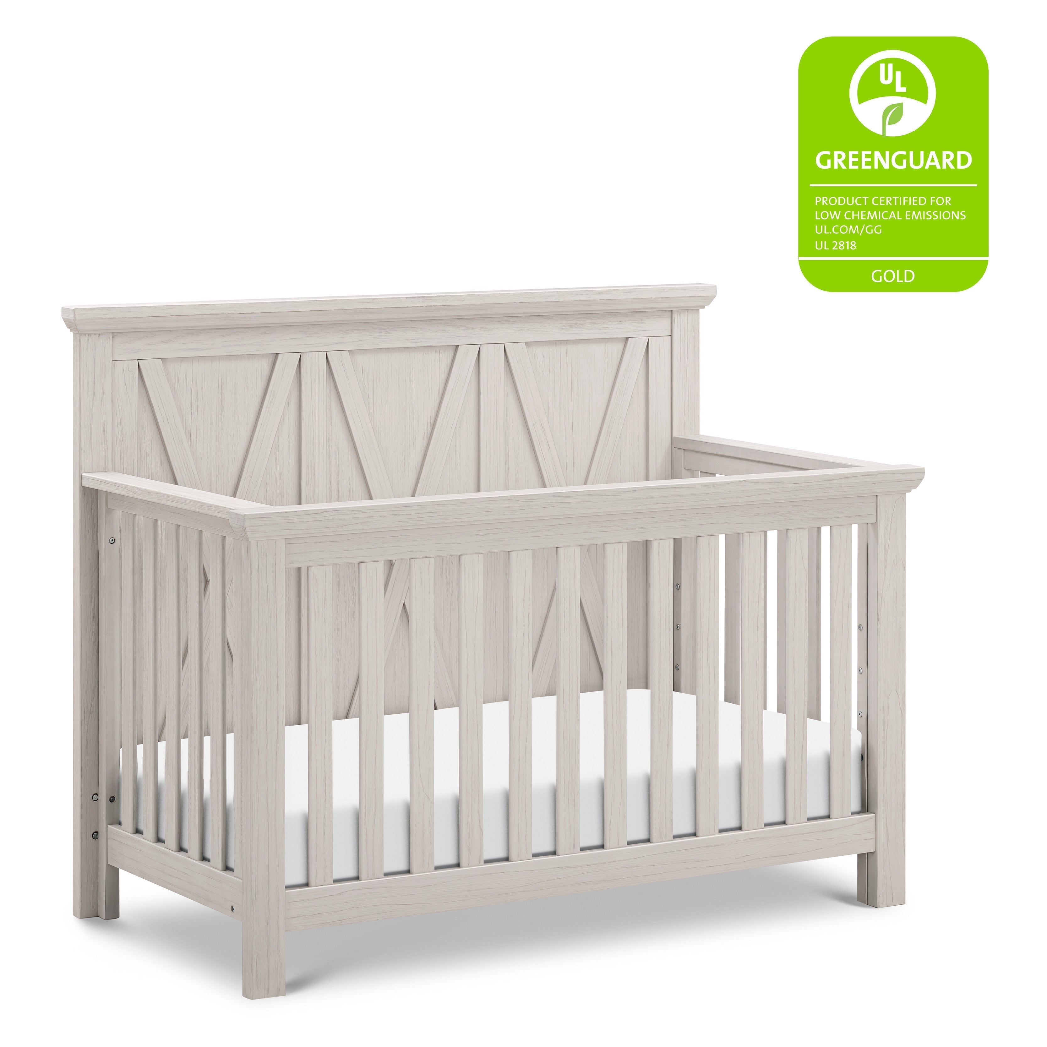 Monogram by Namesake Emory Farmhouse 4-in-1 Convertible Crib