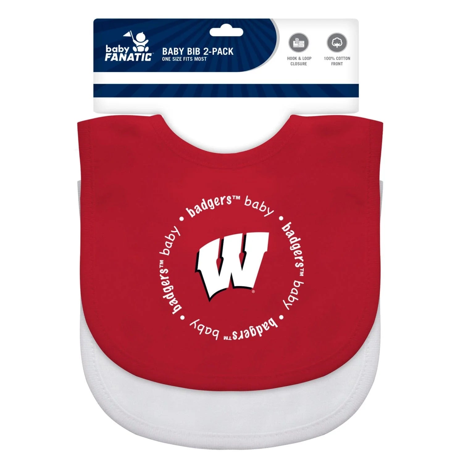 Wisconsin Badgers - Baby Bibs 2-Pack - Twinkle Twinkle Little One