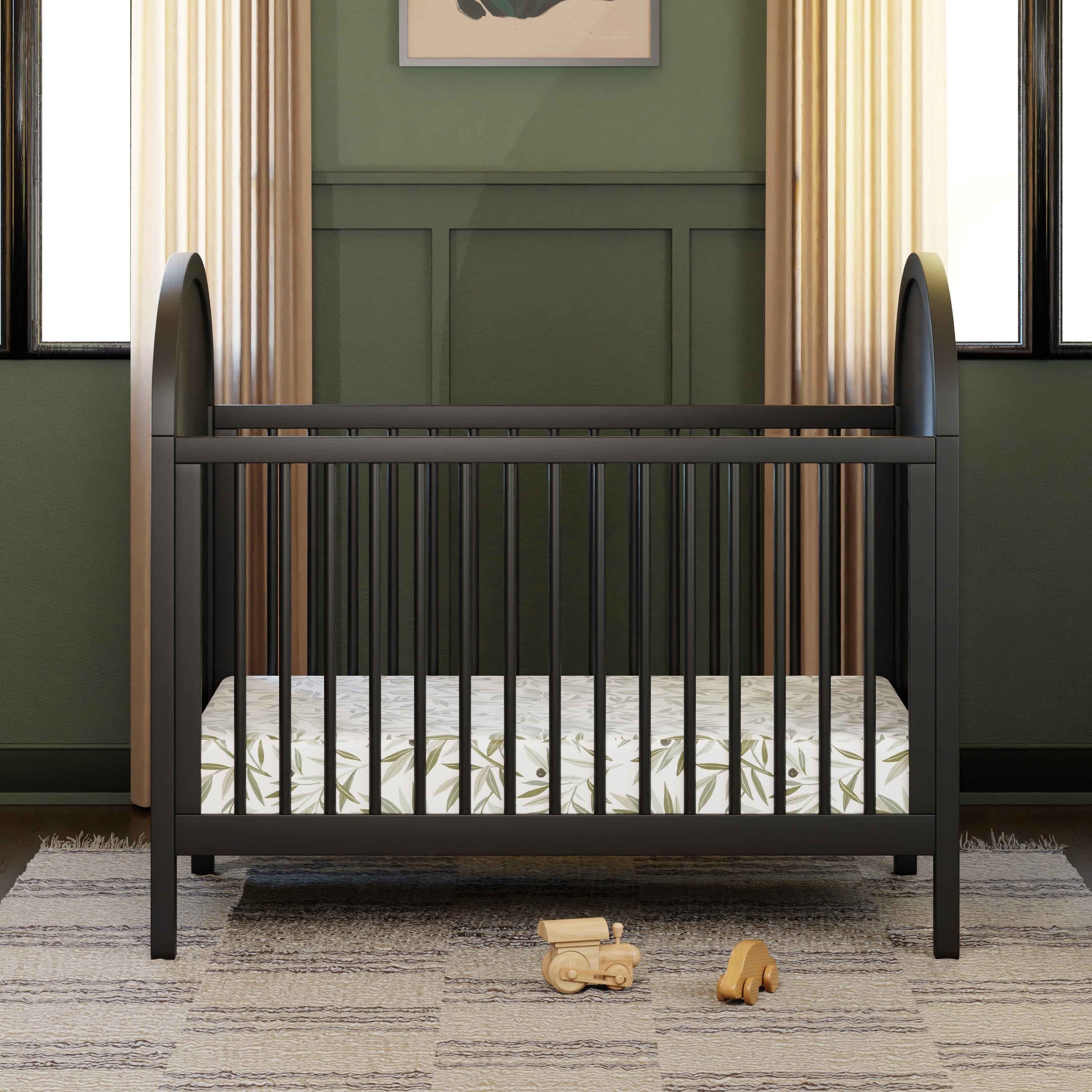 Babyletto Bondi Cane 3-in-1 Convertible Crib with Toddler Bed Conversion Kit - Twinkle Twinkle Little One