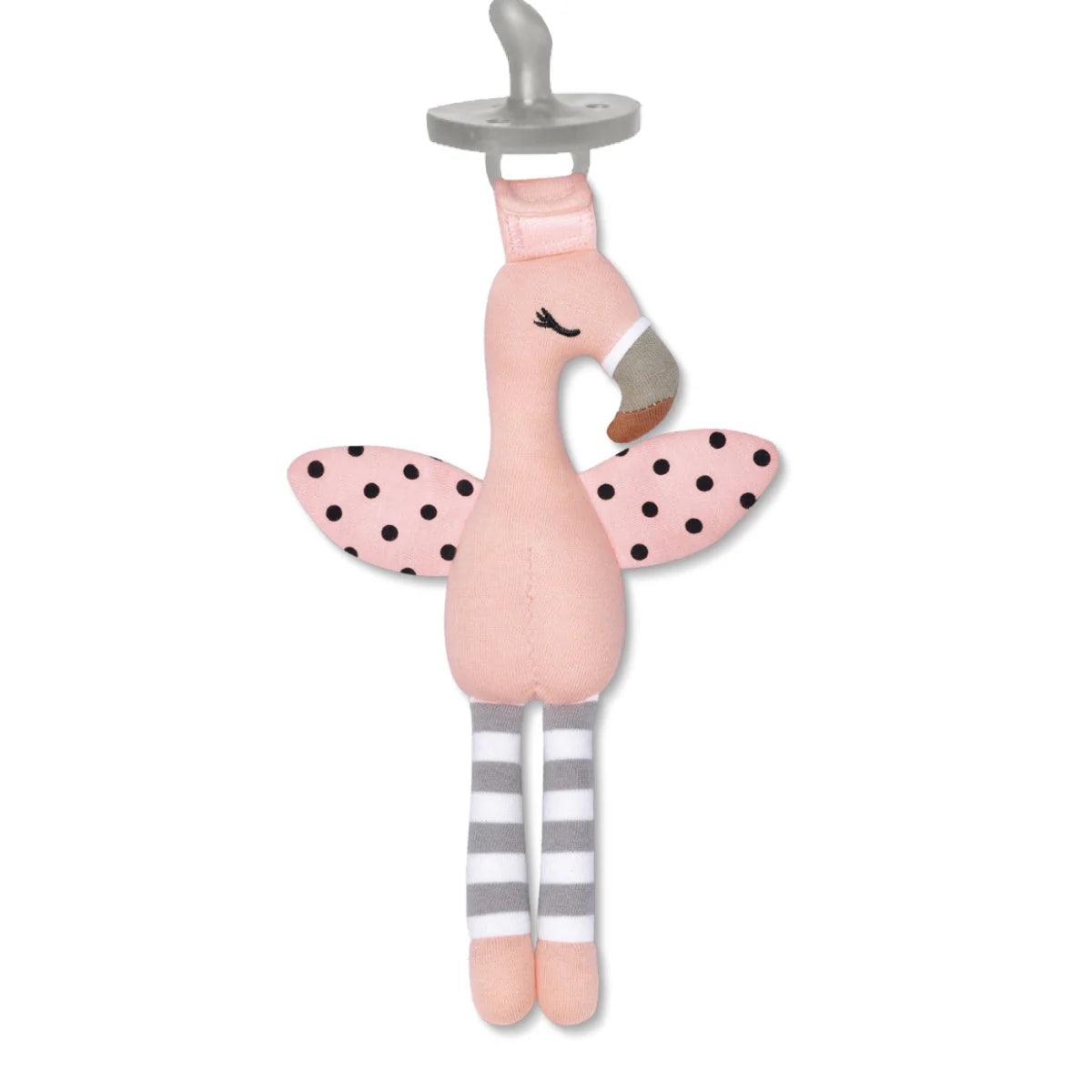 Franny Flamingo - Pacifier Buddy - Twinkle Twinkle Little One