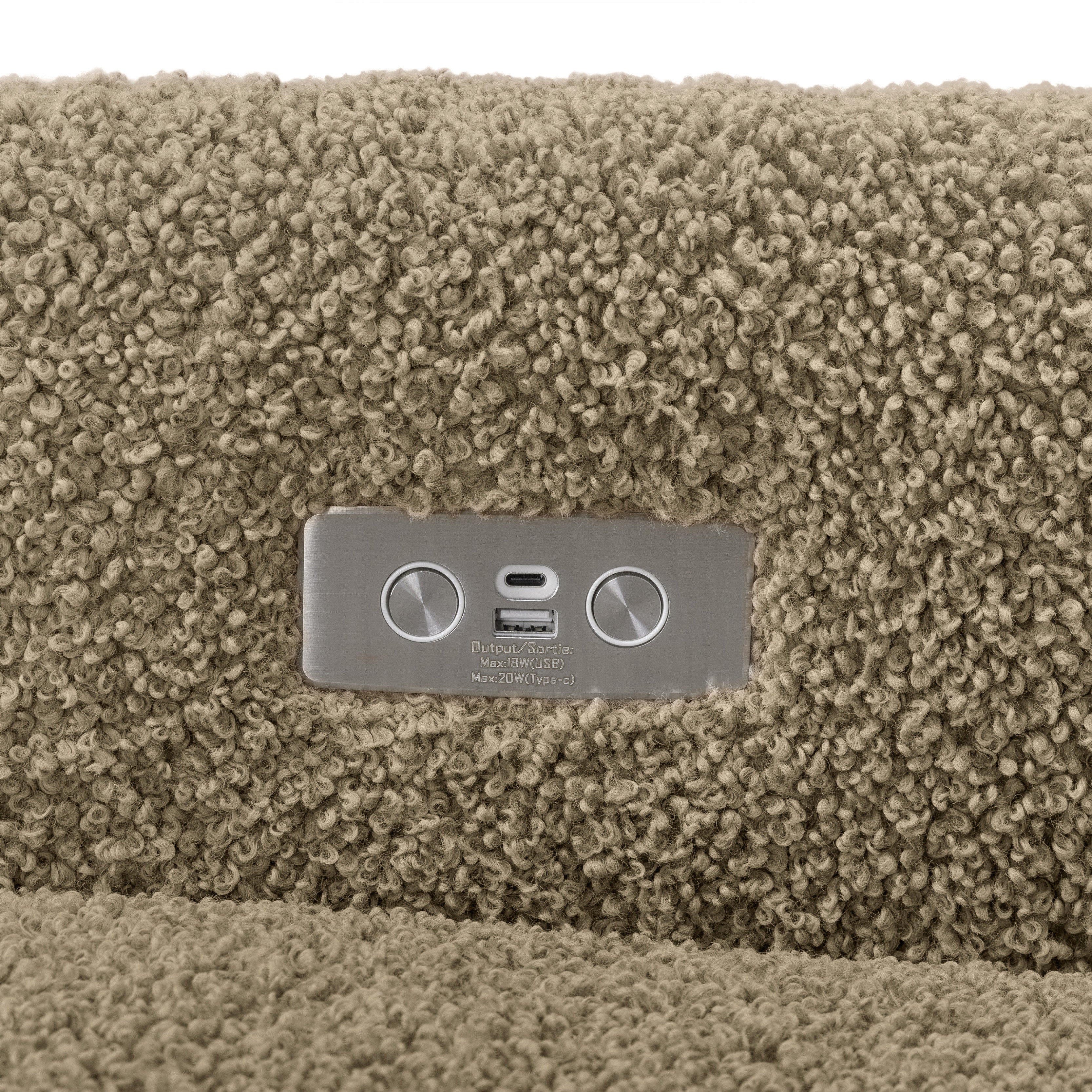 Babyletto Kiwi Electronic Recliner and Swivel Glider with USB port