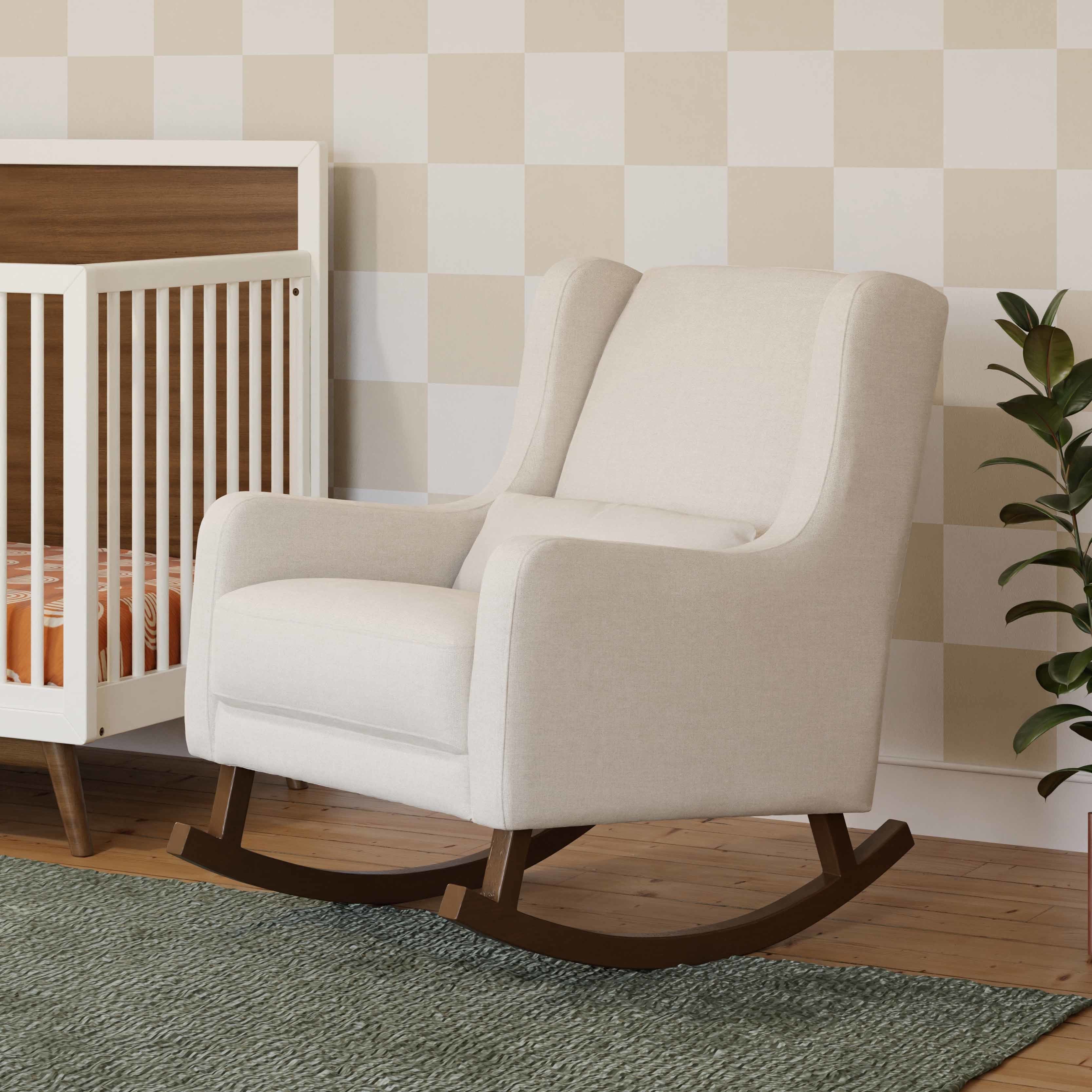 Babyletto Kai Rocker in Eco-Performance Fabric | Water Repellent & Stain Resistant