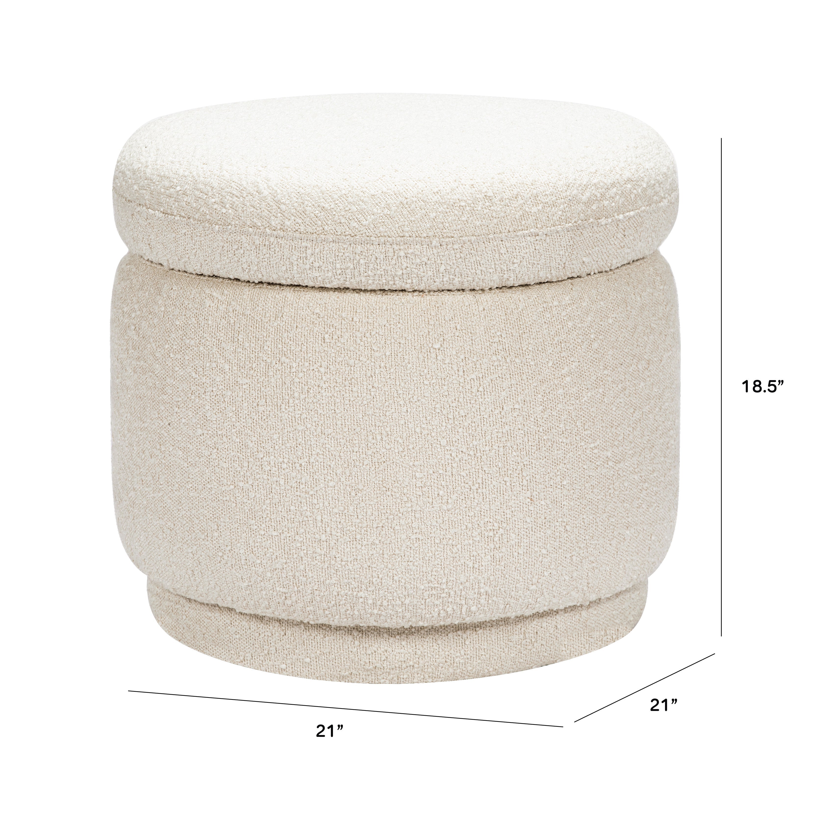 Babyletto Enoki Storage Ottoman in Boucle