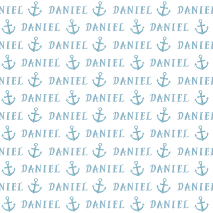 Sugar + Maple Personalized Towel | Anchors - Twinkle Twinkle Little One