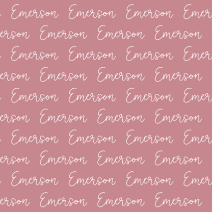 Sugar + Maple Personalized Towel | Repeating Name - Twinkle Twinkle Little One