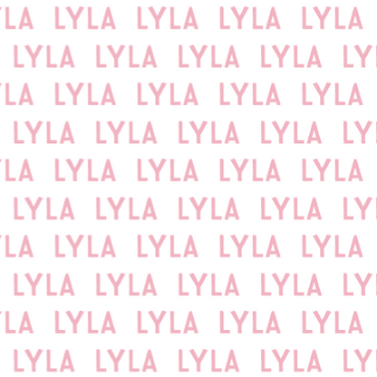 Sugar + Maple Personalized Towel | Repeating Name - Twinkle Twinkle Little One