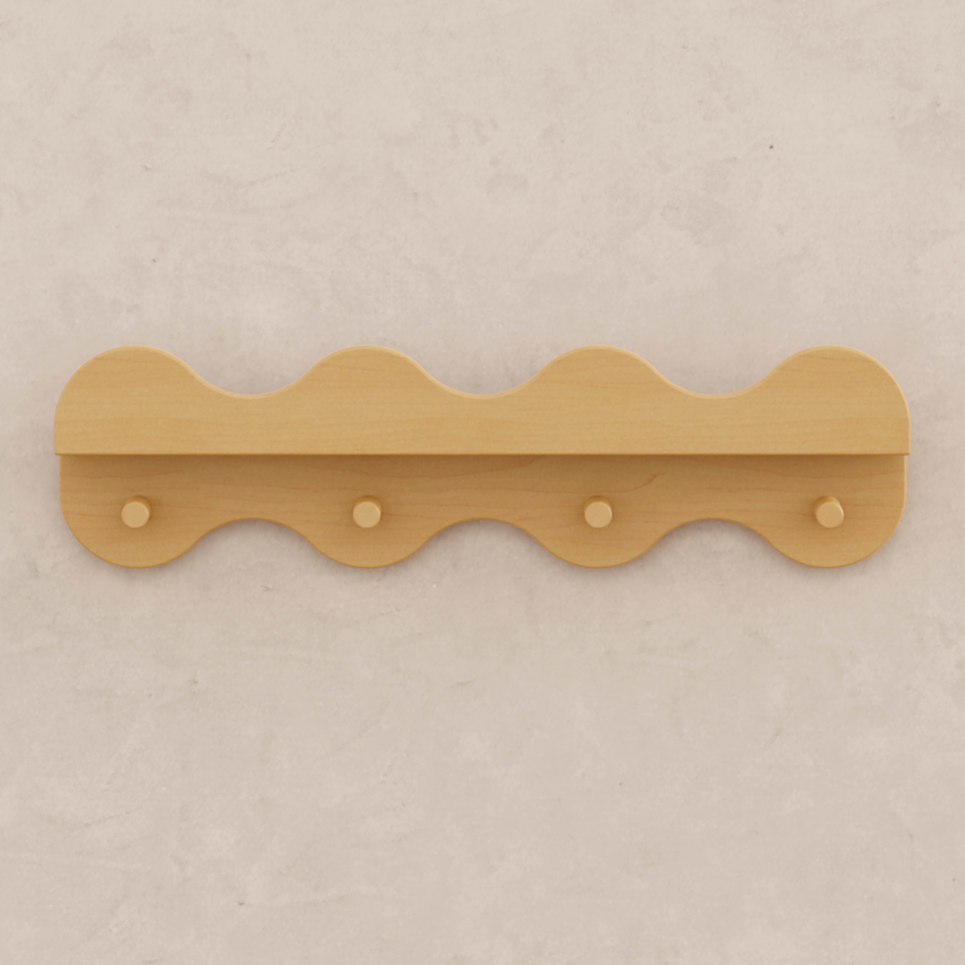 Babyletto Lido Wave Bookshelf with Hooks