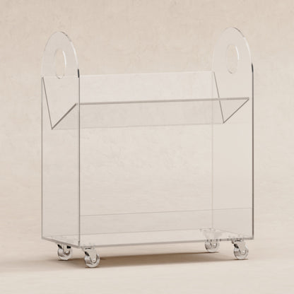 Babyletto Presto Acrylic Bookcase and Cart