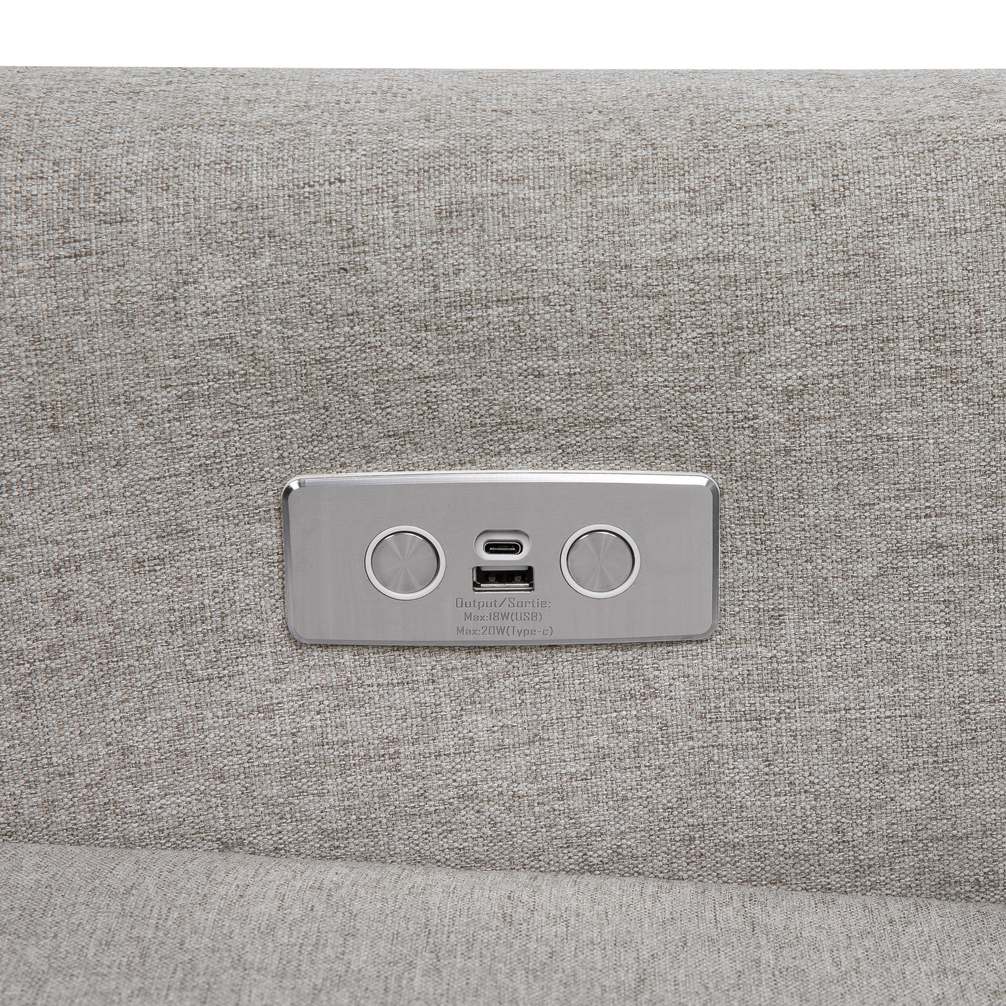 Babyletto Kiwi Electronic Recliner and Swivel Glider with USB port