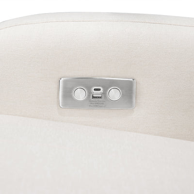 Babyletto Nami Electronic Recliner and Swivel Glider Recliner with USB port