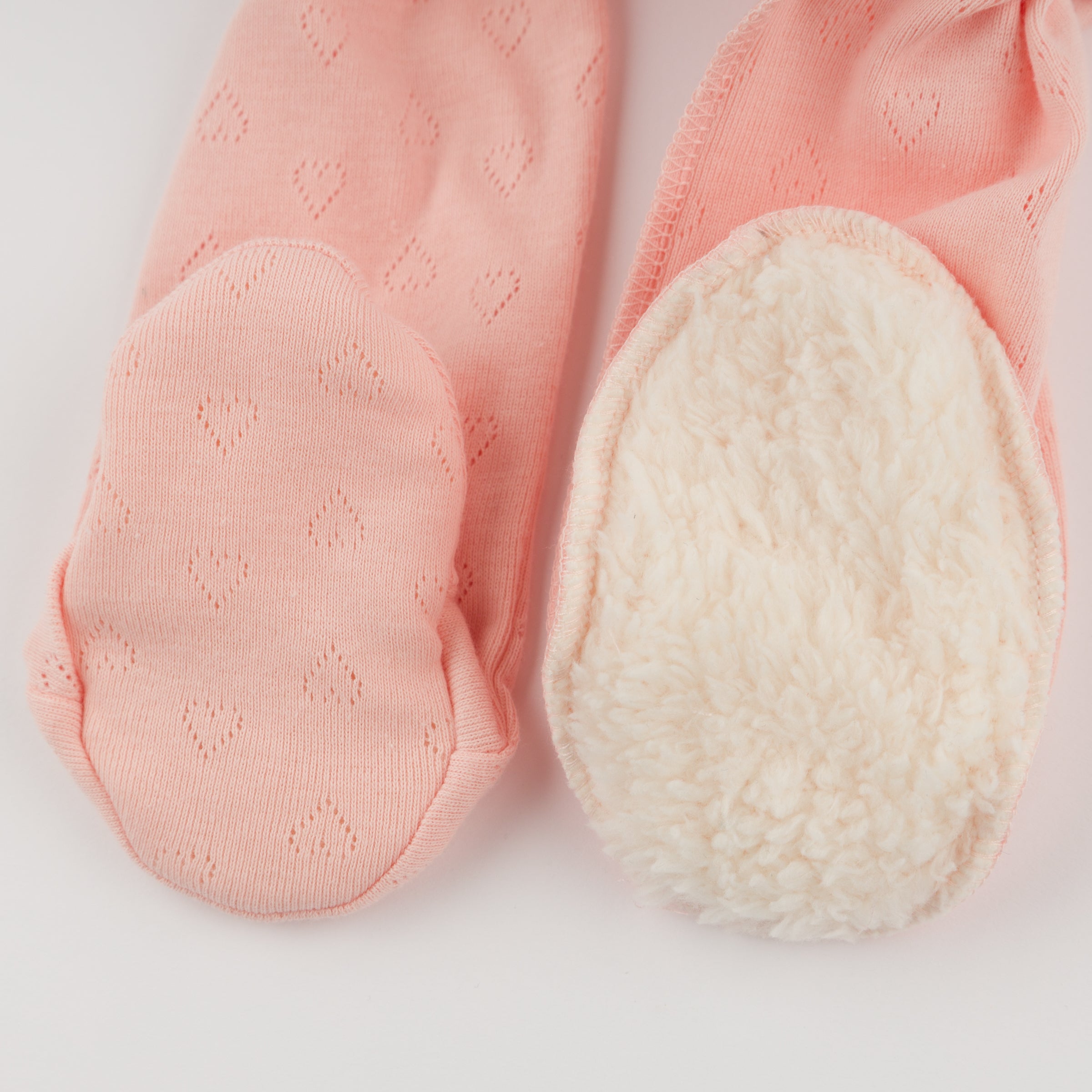 Pointelle Hearts Kimono Set - Pink