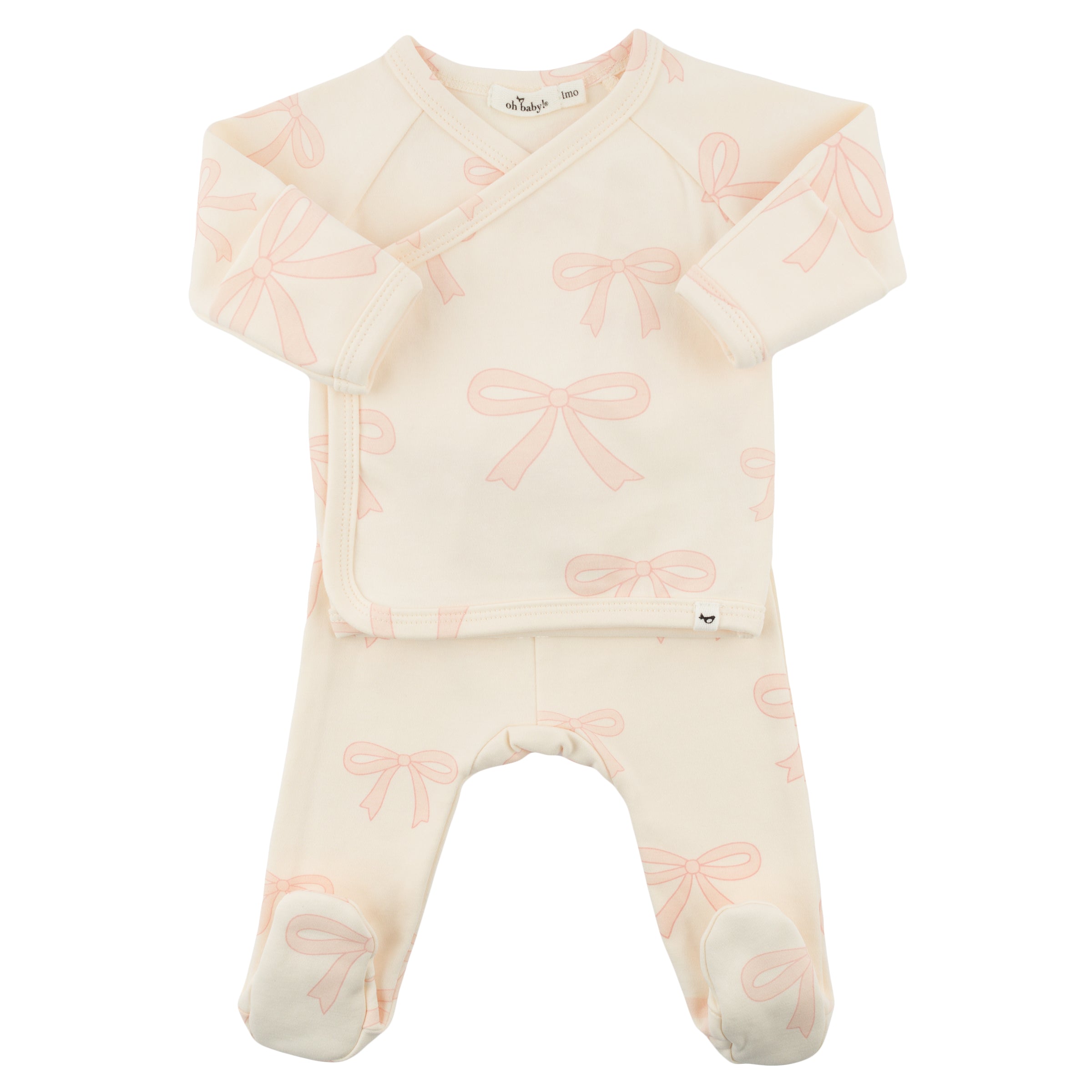 Big Bows Kimono Set - Milk