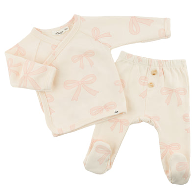 Big Bows Kimono Set - Milk
