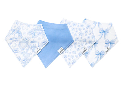 Vintage Carnival Bandana Bib Set (4-Pack)