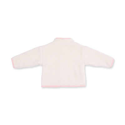 Angel Dear Sherpa Zip Jacket With Lining Pink