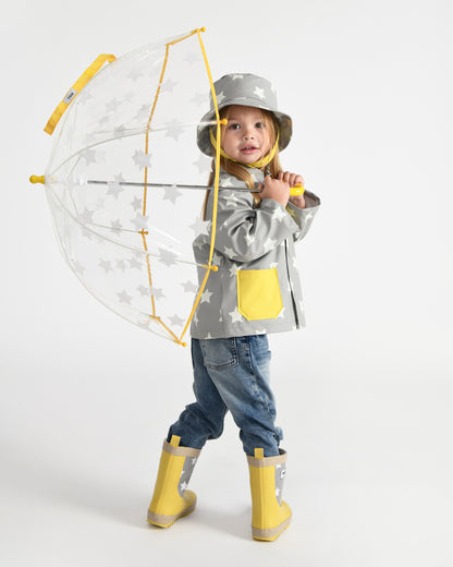 Star Yellow Print Umbrella - Twinkle Twinkle Little One
