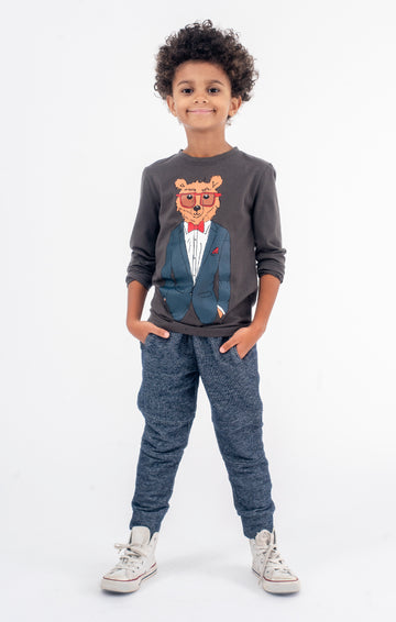 Sideline Sweats - Peacoat - Twinkle Twinkle Little One