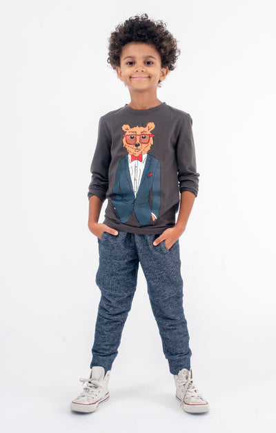 Sideline Sweats - Peacoat - Twinkle Twinkle Little One
