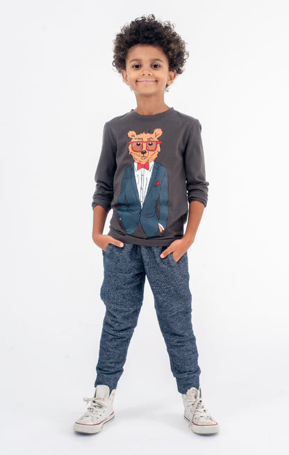 Sideline Sweats - Peacoat - Twinkle Twinkle Little One