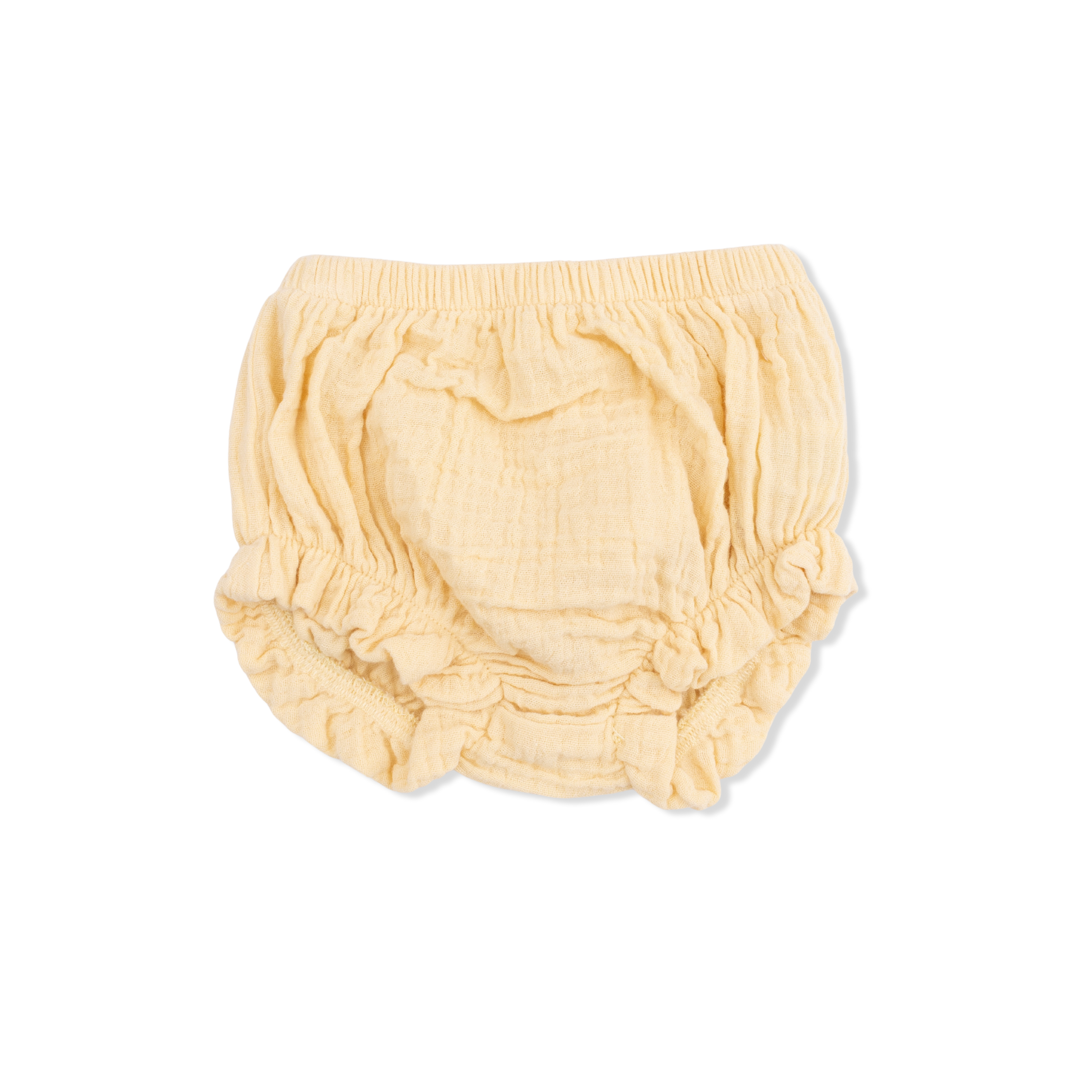 Smocked Top With Bloomer - Solid Muslin Italian Straw