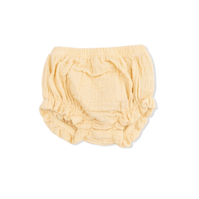 Smocked Top With Bloomer - Solid Muslin Italian Straw