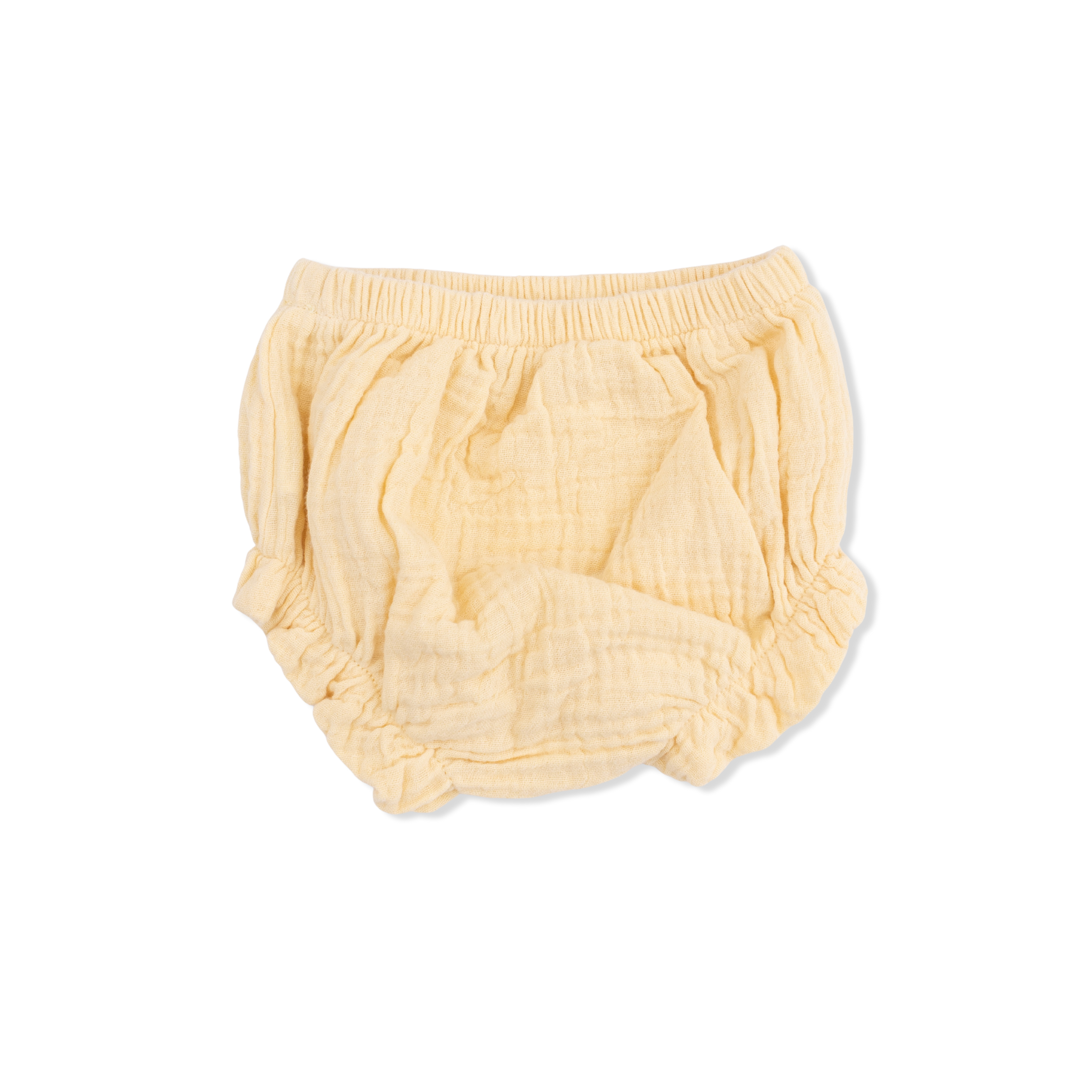 Smocked Top With Bloomer - Solid Muslin Italian Straw